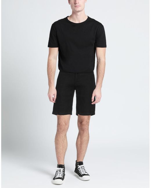 04651/A TRIP IN A BAG Black Shorts & Bermuda Shorts for men