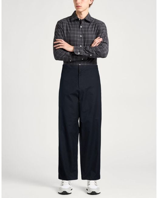 Jil Sander Blue Midnight Pants Cotton for men