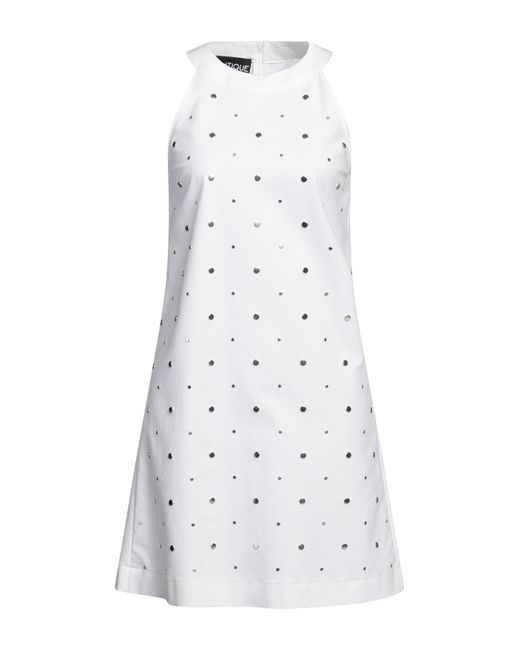 Boutique Moschino White Mini Dress