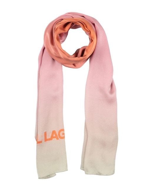 Sciarpa di Karl Lagerfeld in Pink