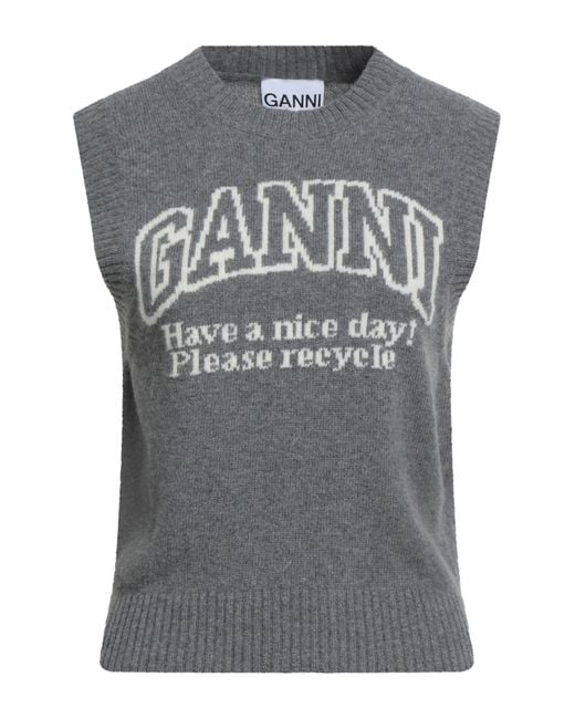 Ganni Gray Pullover