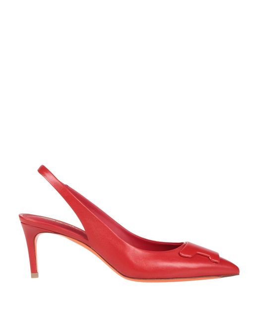 Santoni Red Pumps