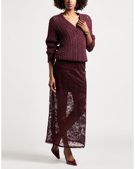 Gestuz Purple Maxi Skirt