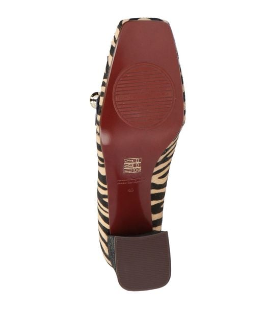 Chie Mihara Natural Loafers Leather