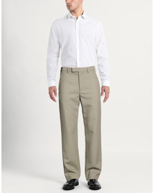 Rier Gray Pants Virgin Wool for men