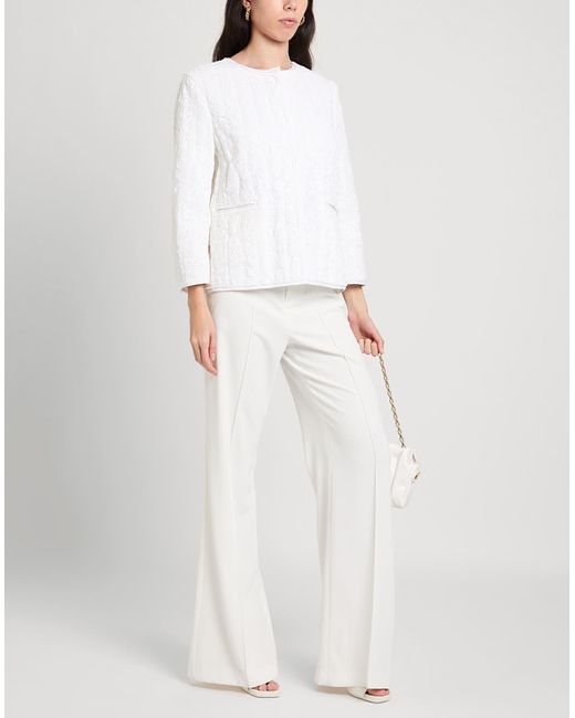 Ermanno Scervino White Jacket Polyamide, Viscose, Cotton