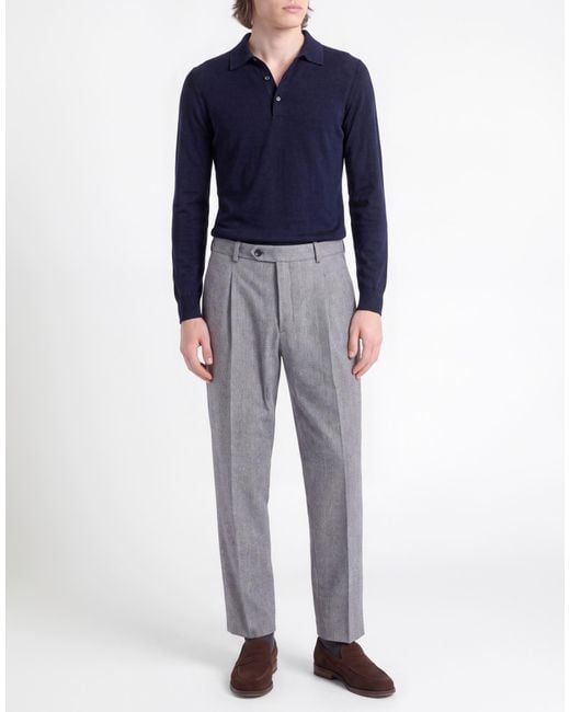 Circolo 1901 Gray Pants Cotton, Elastane for men
