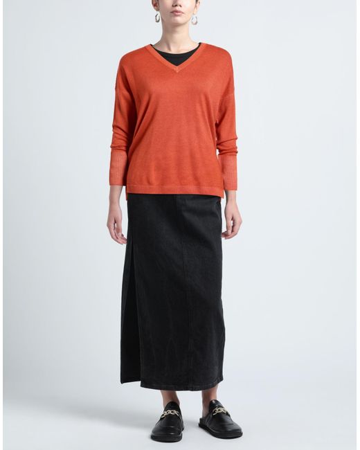 LEFT END Orange Sweaters