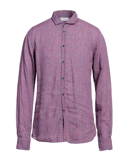 Aglini Purple Shirt for men