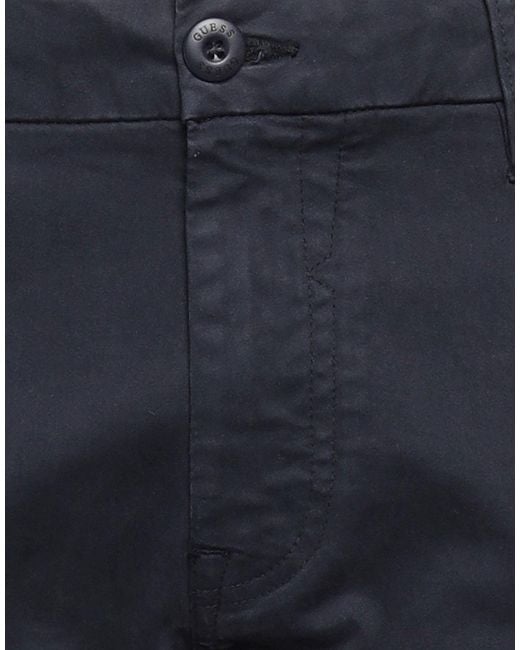 Guess Blue Pants Cotton, Elastane for men