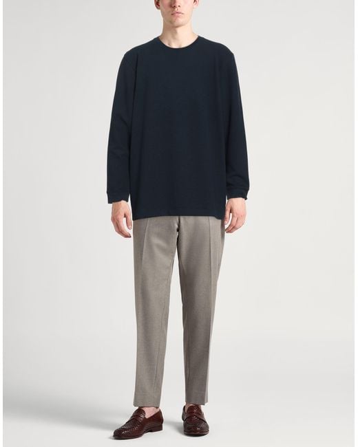 Theory Blue Sweatshirt Cotton, Polyester, Elastane for men