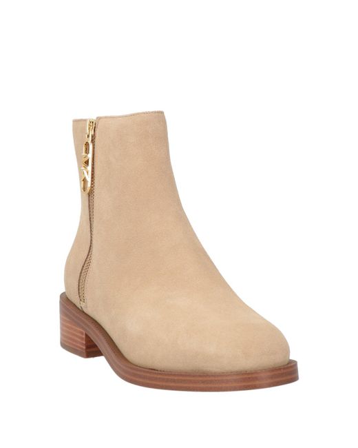 MICHAEL Michael Kors Natural Ankle Boots Leather