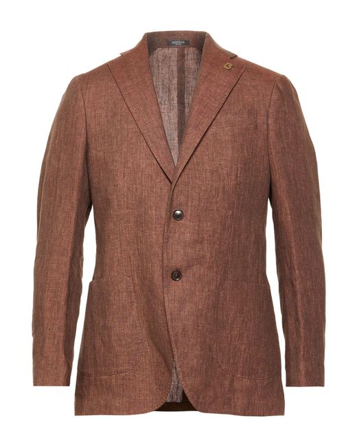 BRERAS Milano Brown Blazers for men