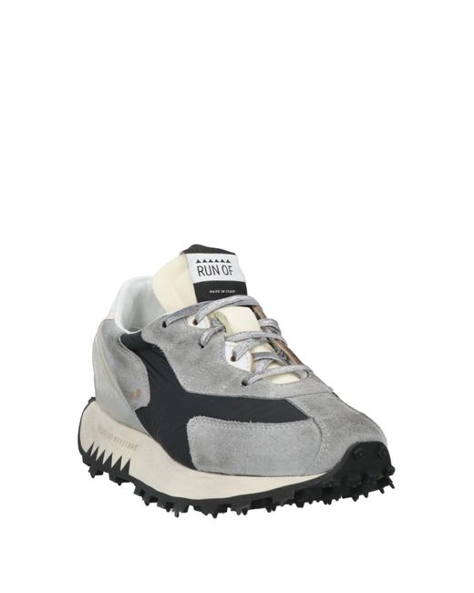 RUN OF Gray Sneakers