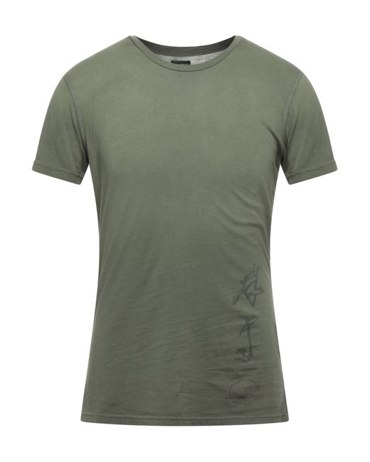 Armani Jeans Cotton T-shirt in Military Green (Green) for Men - Lyst