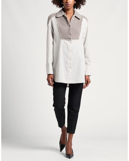 Camicia di Aviu in White