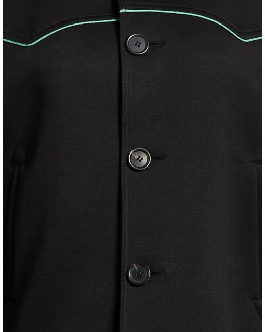 Paul & Joe Black Jacket Cotton, Polyamide, Elastane