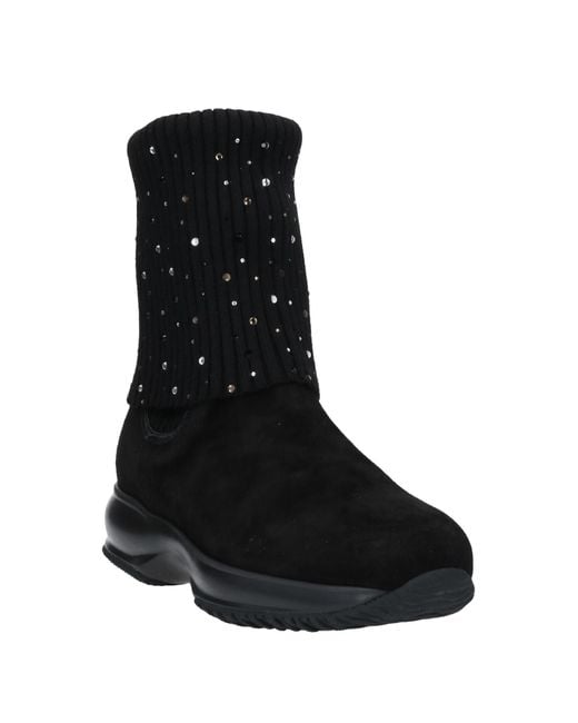 Hogan Black Ankle Boots