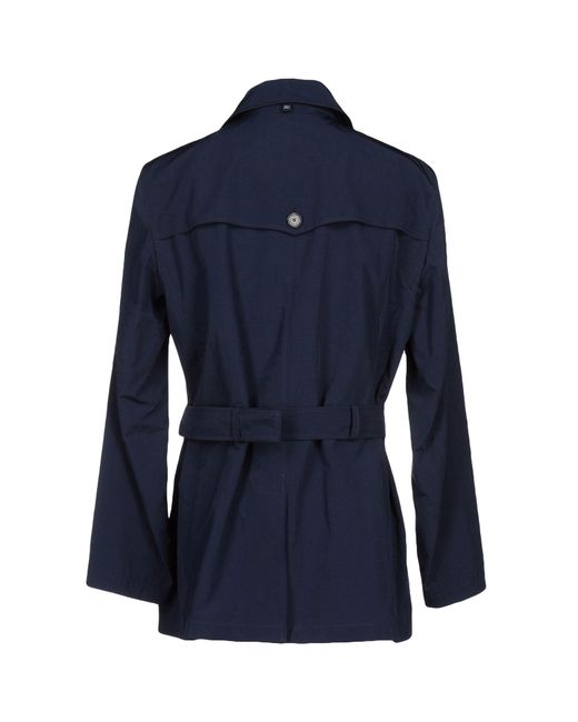 Allegri Midnight Overcoat Trench Coat Polyester Polyamide in Blue for Men Lyst UK