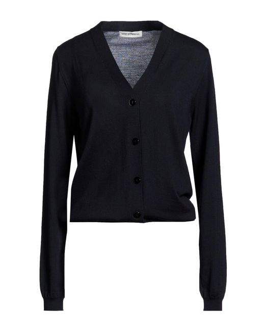 GOES BOTANICAL Blue Midnight Cardigan Merino Wool