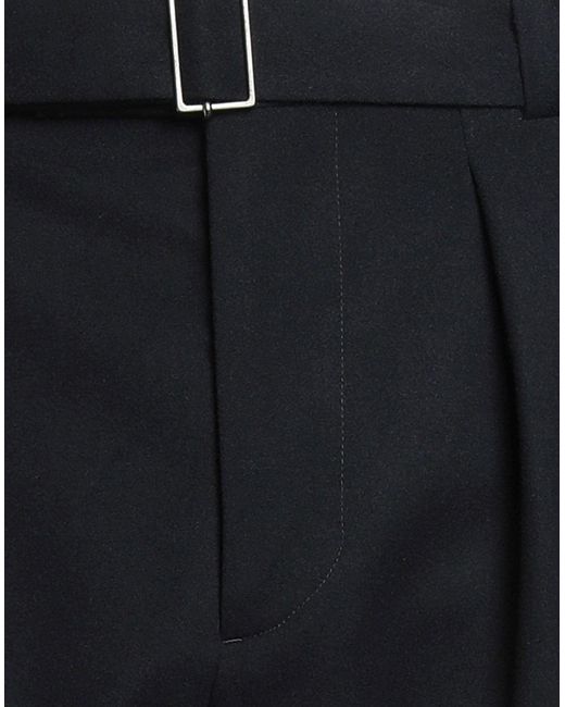 Paolo Pecora Black Midnight Pants Polyester, Viscose, Elastane for men
