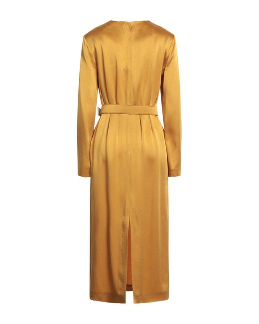 Rochas Yellow Midi Dress