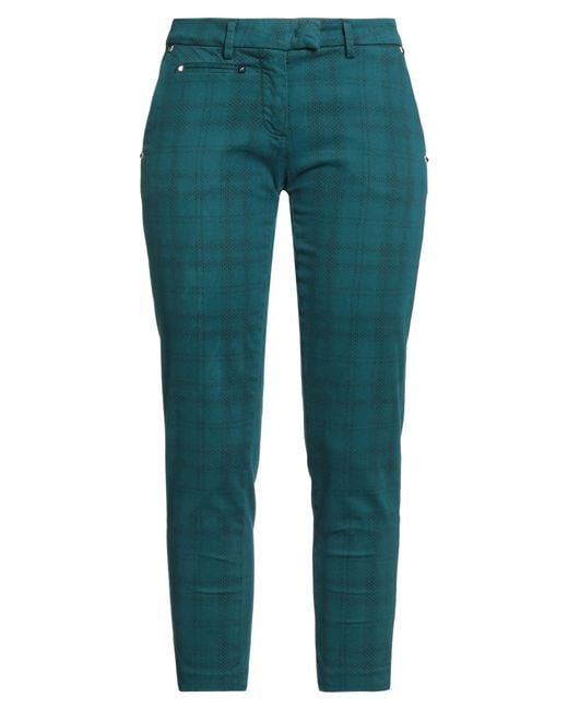 Mason's Green Pants Cotton, Elastane