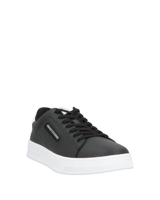 ARMANI EXCHANGE Black Trainers for men