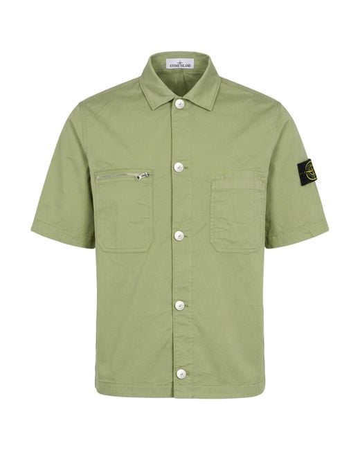 Stone Island Green Shirt for men