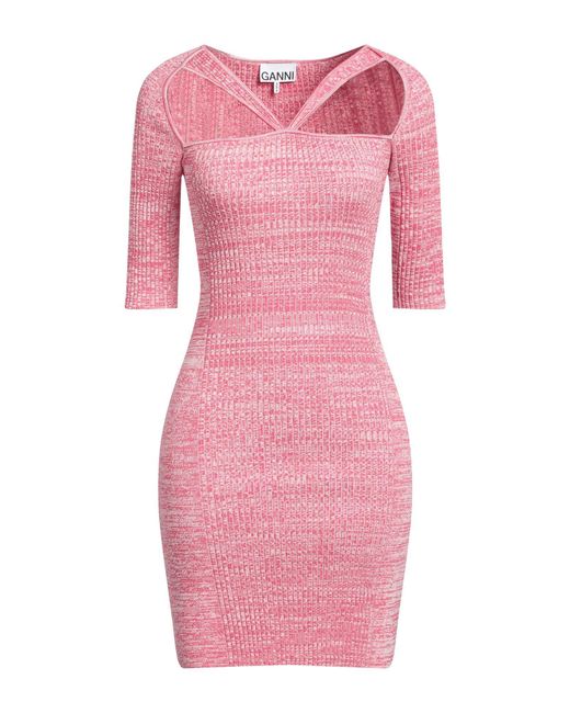 Ganni Pink Mini Dress
