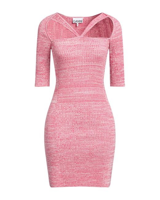 Ganni Pink Mini-Kleid