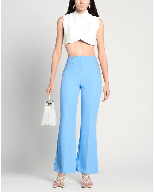 Gai Mattiolo Blue Sky Pants Polyester, Elastane