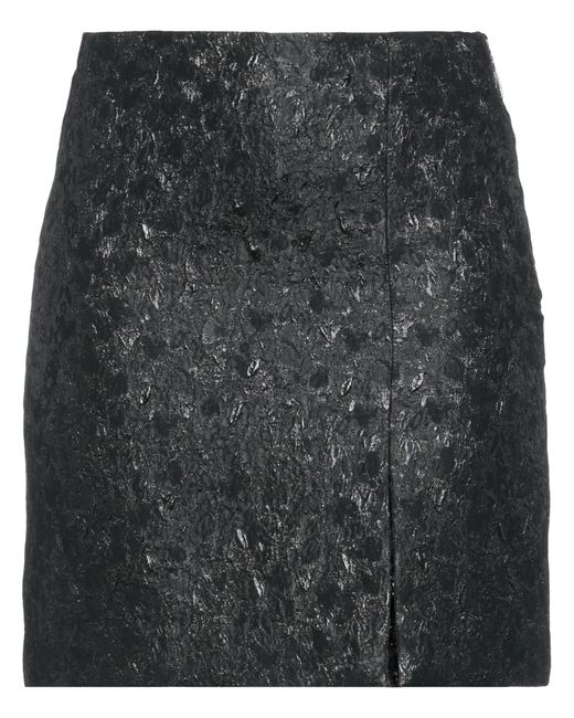 MSGM Black Mini Skirt
