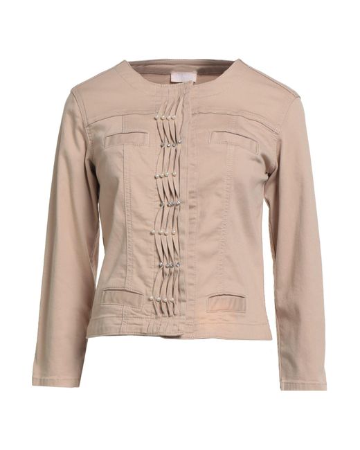 Liu Jo Natural Jacket Cotton, Elastane