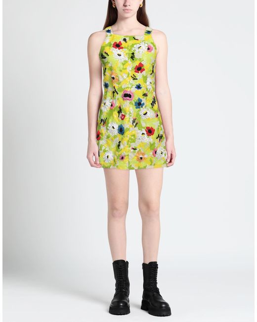 MSGM Yellow Mini Dress