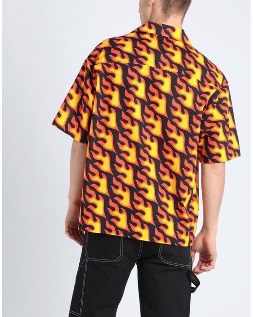 HUGO Orange Shirt for men