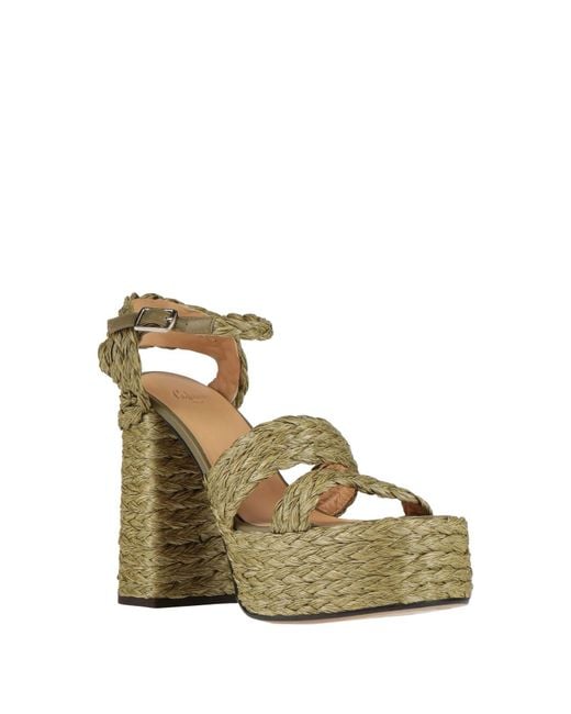 Castaner Metallic Sandals