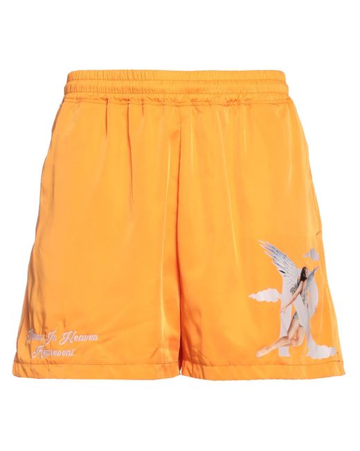 Represent Orange Shorts & Bermuda Shorts for men
