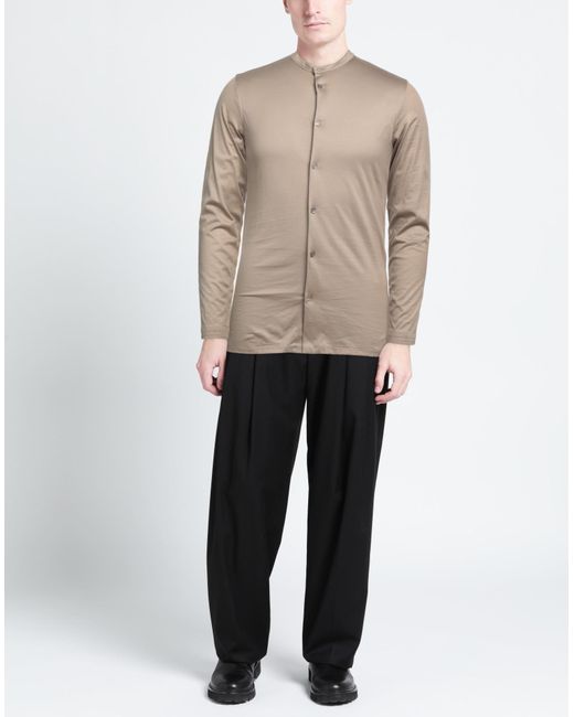 Paolo Pecora Brown Shirt for men
