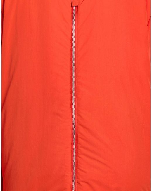 Jil Sander Red Jacket Polyester for men