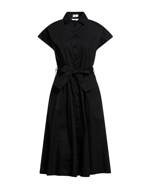 Liu Jo Black Midi-Kleid