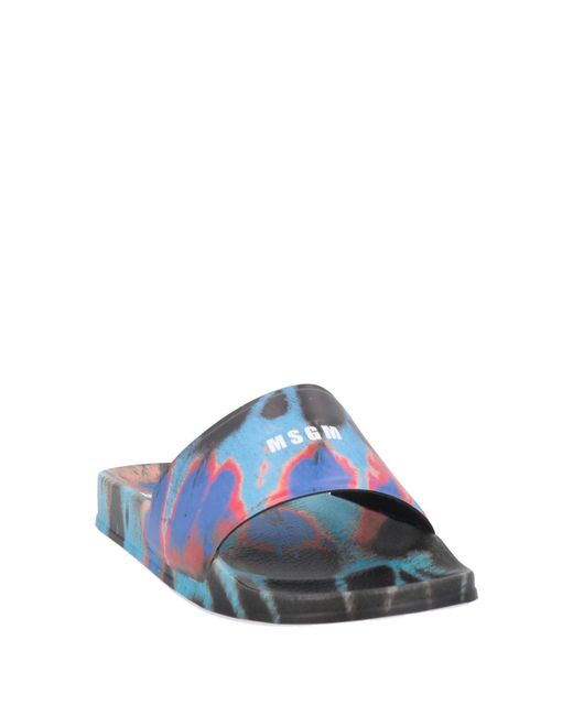 MSGM Blue Sandale