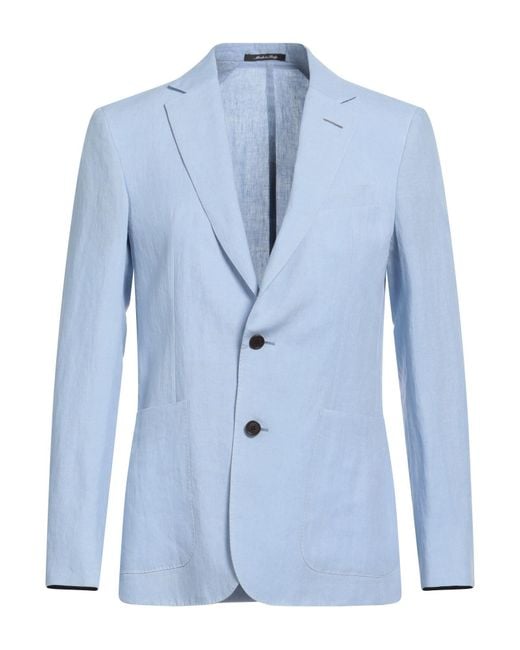 Dunhill Blue Blazer Linen for men