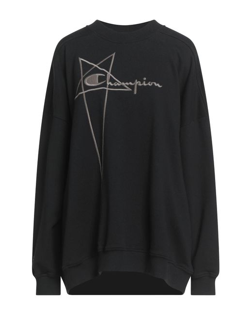 Rick Owens X Champion Black Sweatshirt