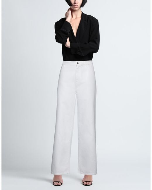 Raf Simons White Jeans