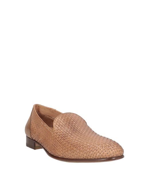 Calpierre Brown Loafers Leather for men