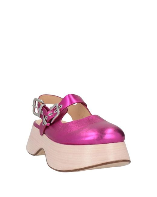 Agl Attilio Giusti Leombruni Pink Pumps Leather