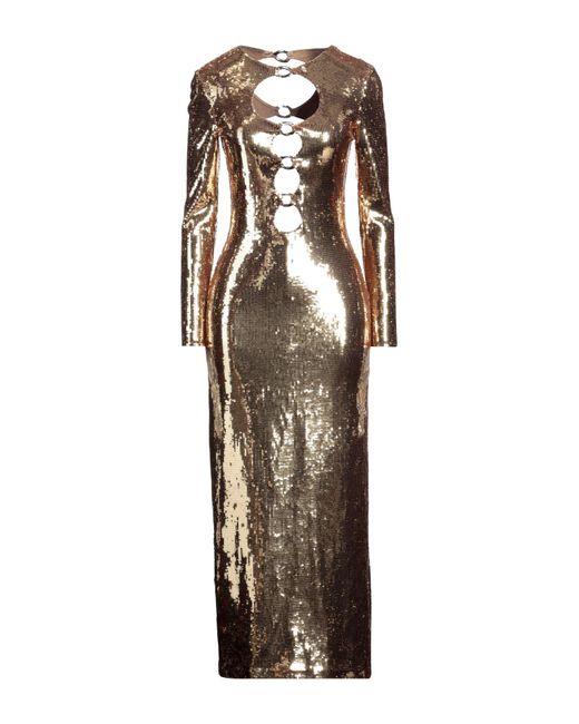 Burberry Metallic Maxi Dress