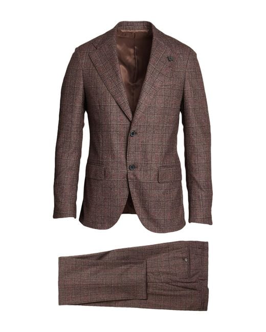 Lardini Brown Suits for men