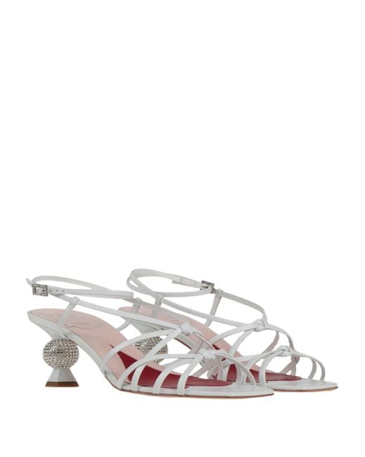Roger Vivier White Sandals Leather
